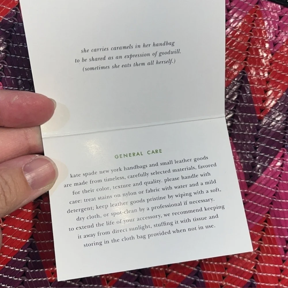 Kate Spade Beverly Breeze Woven Small Coal Tote Bag NWT 💜HOST PICK💜 - Picture 14 of 15